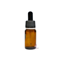 Brown glass bottle with 10 ml pipette
