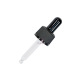 Flacon en verre marron avec pipette 10 ml