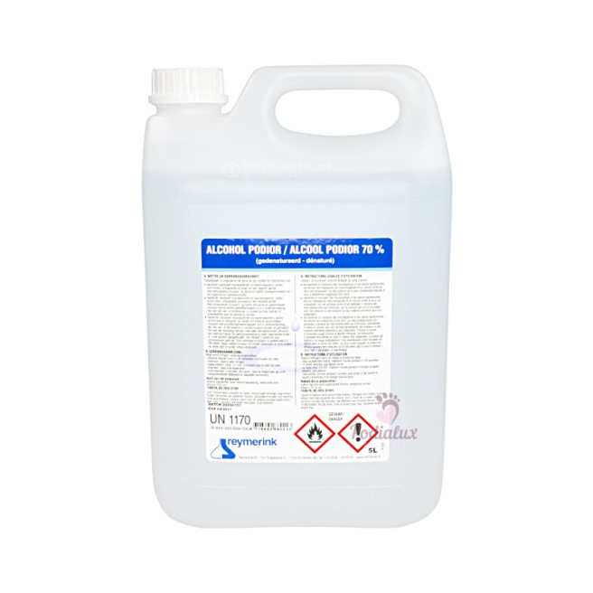 Podior Alcohol 70%. Reymerink. 1 liter of 5 liter. Podior Alcohol 70%. Reymerink. 1 liter of 5 liter.