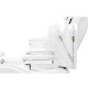 Fauteuil de pédicure et spa 2 moteurs Blanc
