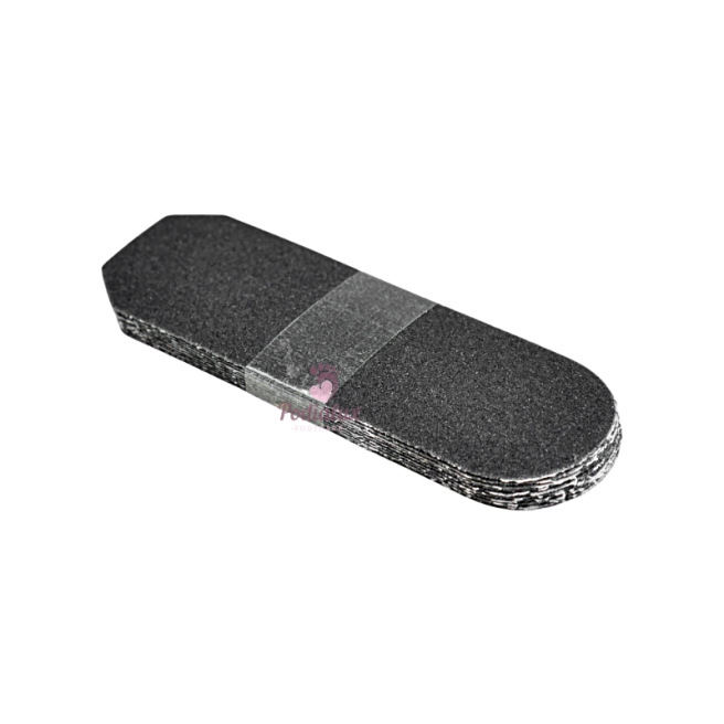 DualCare Poditec Foot File + 20 Abrasive Sheets Stainless Steel Handle