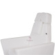 Fauteuil de pédicure et spa 2 moteurs Blanc