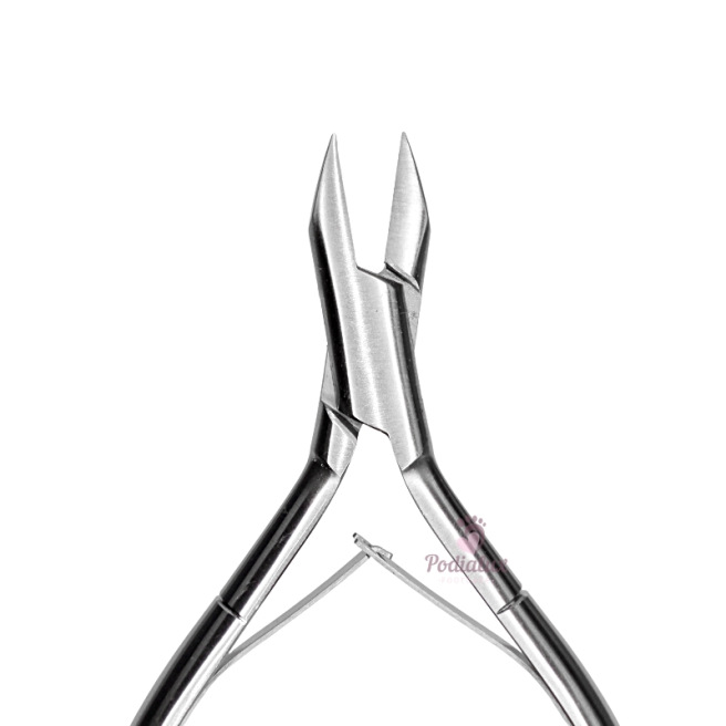 Diabetic nail clipper with double spring, 12 cm, 15 mm jaws, Poditec 99