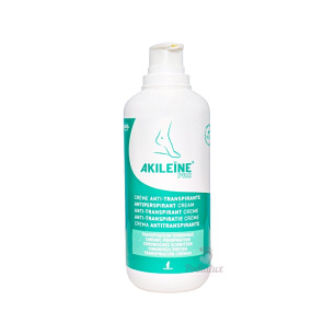 Crème Anti-Transpirante Akileïne. Flacon de 150ml ou 500ml