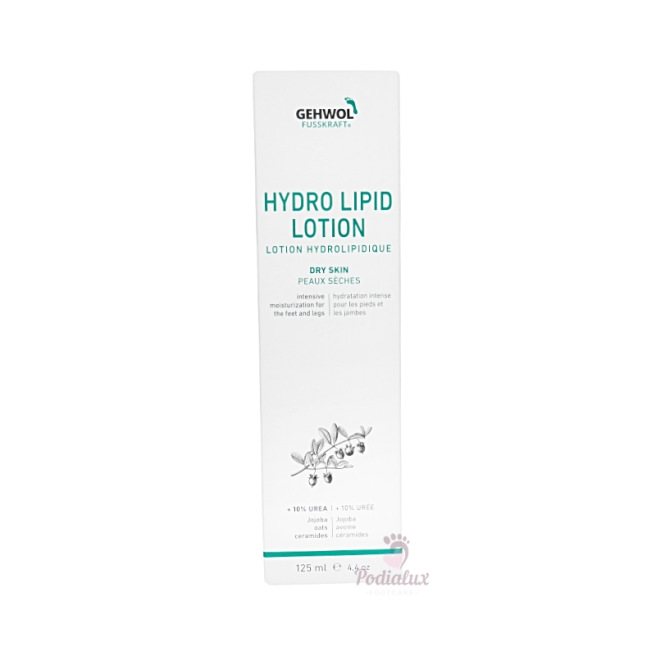 Cream for dry and dehydrated foot skin Fusskraft hydrolipid lotion Gehwol 125ml