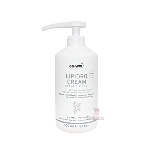 Cream for very dry skin. Lipidro-cream. Gehwol Med.