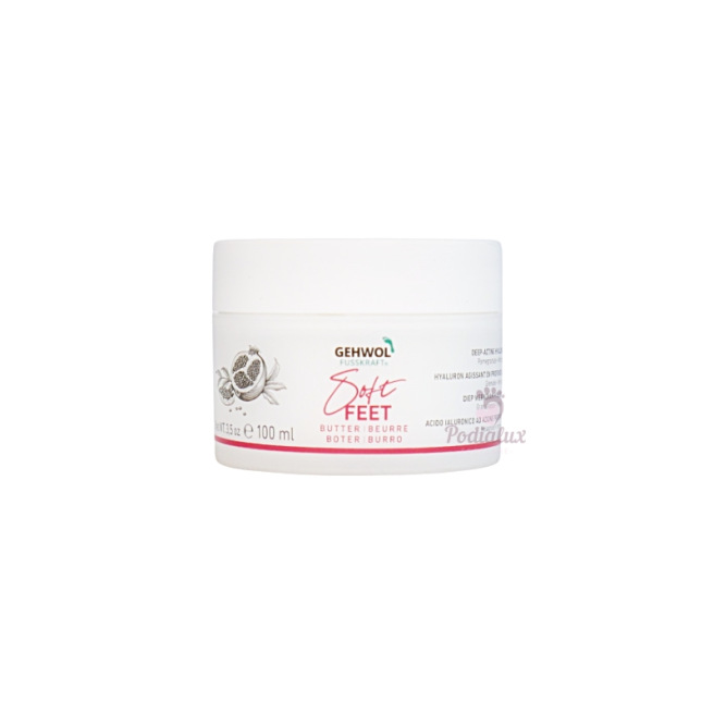 Beurre hydratant et nourrissant. Fusskraft Soft Feet. Gehwol. 500 ml