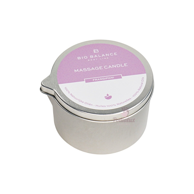 Bougie massage parfum Frangipane Bio Balance