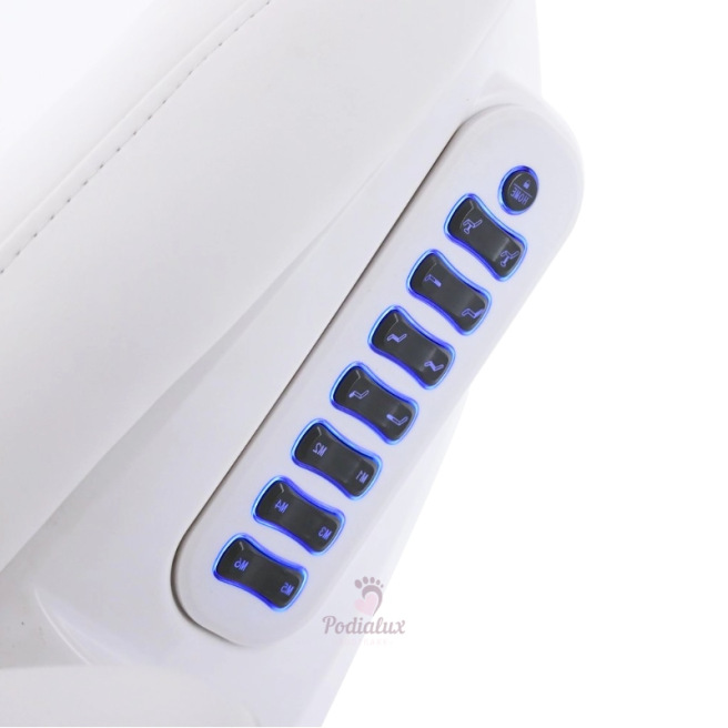 Fauteuil de soin 4 moteurs Gorgona pour pédicurie, podologie et esthétique