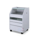 Guéridon Optima avec tiroir UV pour rangement, confort et mobilité en cabinet de pédicure et de podologie