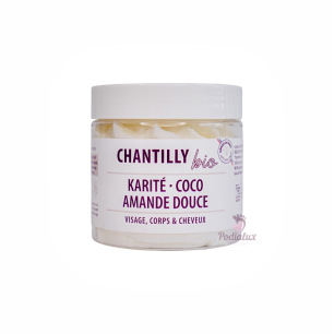 Beurre de Karité Chantilly BIO Natur At Home Coco, Amande douce