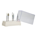 Kit de fraises Poditec Boîte de rangement + 5 fraises