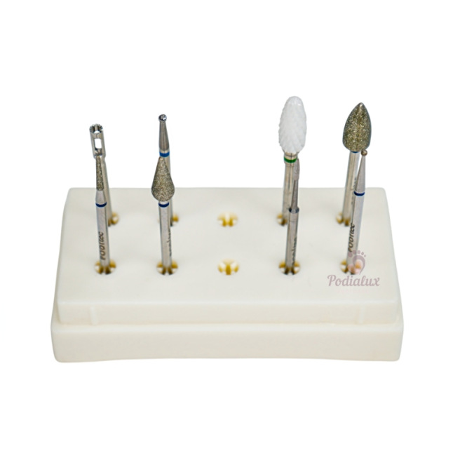 Kit de fraises Poditec Boîte de rangement + 8 fraises