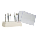 Kit de fraises Poditec Boîte de rangement + 8 fraises